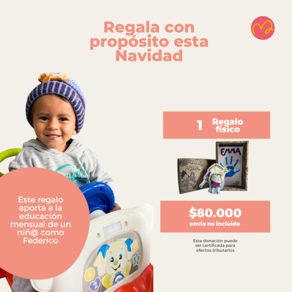 1 Regalo de Navidad físico